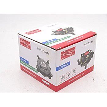 TECHCOM CPU Fan TTPL-CF-111 BY OAASA : Amazon.in: Computers & Accessories