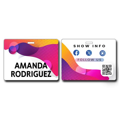 SuperBadge 4x3 center clip (Gap Sense) | Velocity Labels