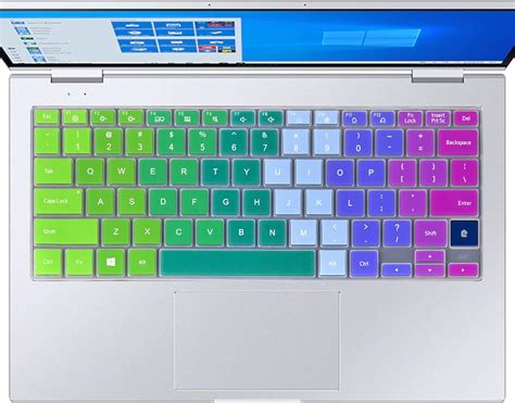 Lapogy Rainbow Keyboard Cover for Samsung Galaxy Book Flex India | Ubuy