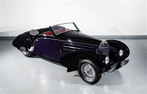 Wallpaper Bugatti, exterior, retro cars, Cabriolet, 1939, Type 57C ...