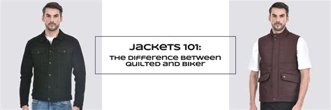 Jackets 101: The Difference Between Quilted and Biker – Numero Uno