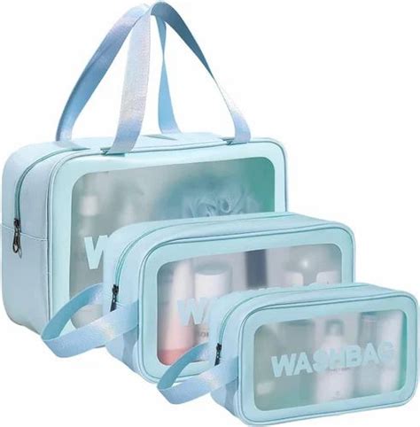 Cosmetic Bag - 3 Pcs Wash Bag Manufacturer from Surat