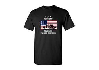 Rogue River Tactical Military Veterans Men's T-Shirt USA Flag My Oath ...