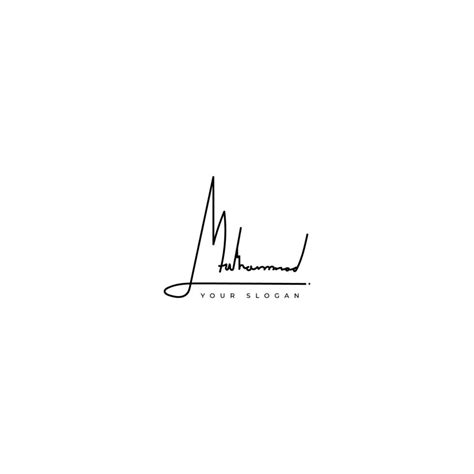 Image result for Muhammad Simple Signature