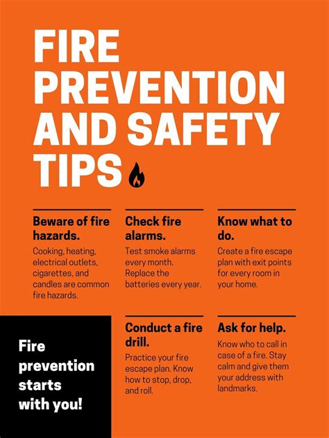 Fire Safety Posters Printable