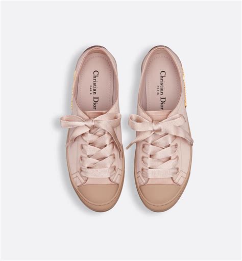 Dior Lucky Sneaker Nude Satin | DIOR