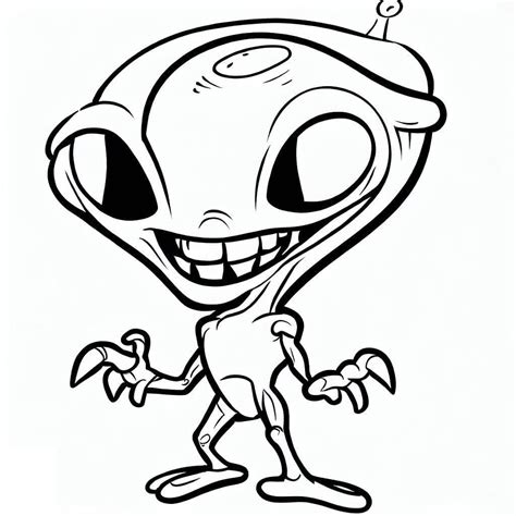 Image result for Alien Coloring Pages