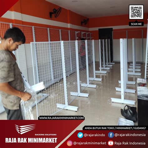 Pemasangan Rak Minimarket Tipe RR-13 & Meja Kasir Minimarket di Bintara ...