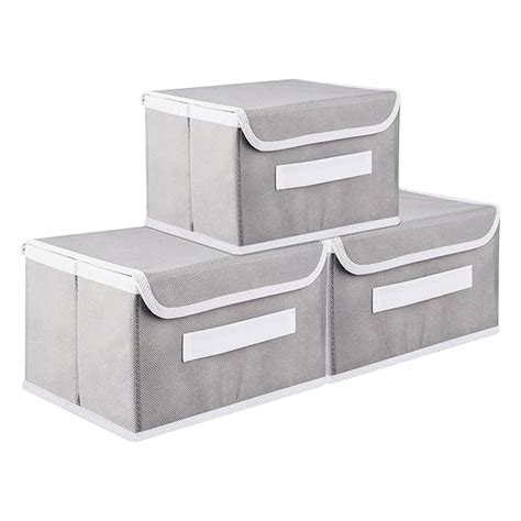Kuber Industries Foldable Boxes for Storage - (Pack of 3) Multipurpose ...