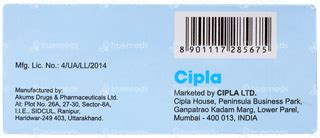 Alfusin T 25 Mg Tablet 10 - Uses, Side Effects, Dosage, Price | Truemeds