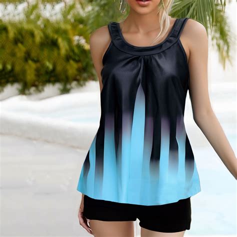 Tankini Swimsuits for Women Plus Size,Summer Casual Tankini Swimsuits ...