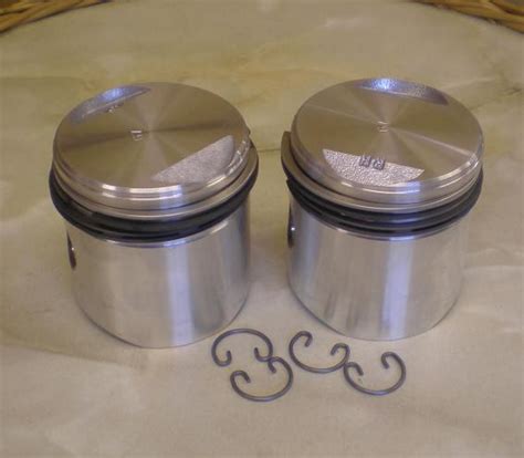 Norton Pistons 500cc Dominator, Mod. 88, Mod.7, Mod.77 +020 /Pair ...