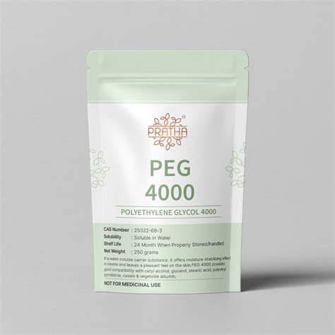 PEG 4000 | Polyethylene Glycol 4000 | PRATHA NATURALS