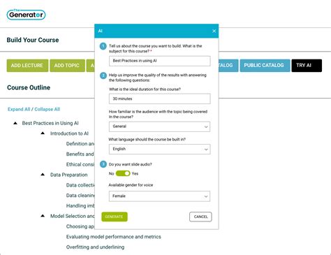 Image result for Course Creation Guide Ai