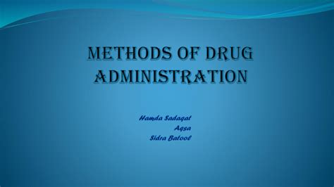 Image result for Drug Administration Methods