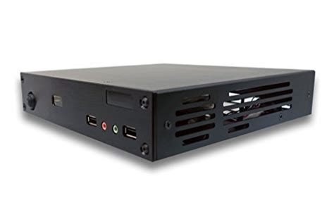 Thin Mini-ITX Computer Case for 1U Rackmount or Shelf mount- Model ...