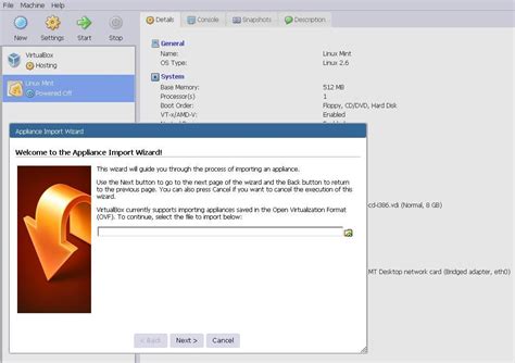 Image result for VirtualBox Main Interface