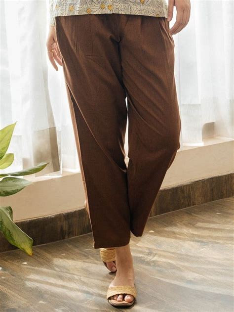 Block Print Pants- Buy Women's Palazzo Pants Online & Trousers | The Loom
