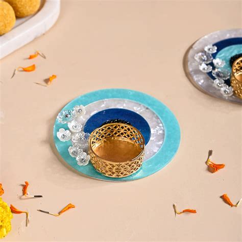 Set Of 3 Evil Eye Tea Light Holders Online - Premium Candle Holder ...