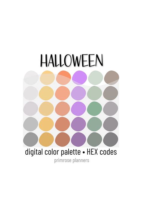 Halloween Color Wheel