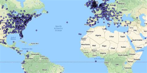 Image result for Worldwide Hum Map