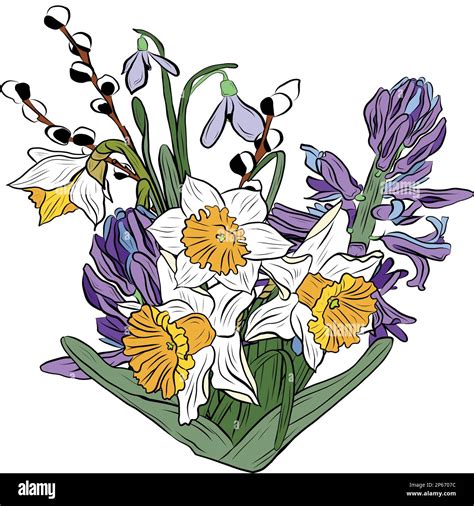 Image result for Spring Flowers Drawing