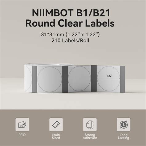NIIMBOT Label Tape for B1/B21/B3S, 1.2 X 1.2 India | Ubuy