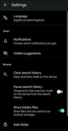 View Hidden Files in Android 的图像结果