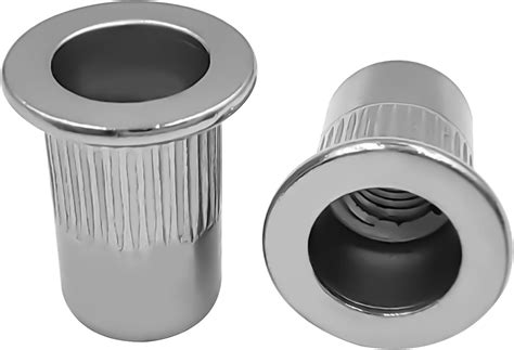 Amazon.com: 25Pcs M10 Rivet Nuts,Stainless Steel Threaded Rivet,Knurled ...