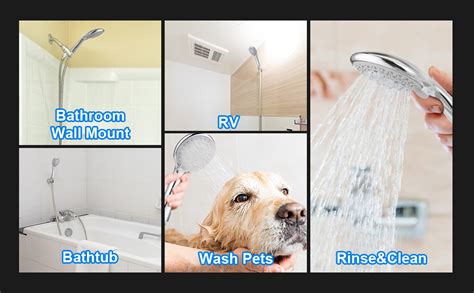 LifHap Detachable Handheld Shower Head With Hose - High Pressure 5 ...