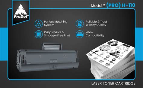 ProDot ProSeries (PRO H-110 Laser Toner Cartridge with Chip for HP ...