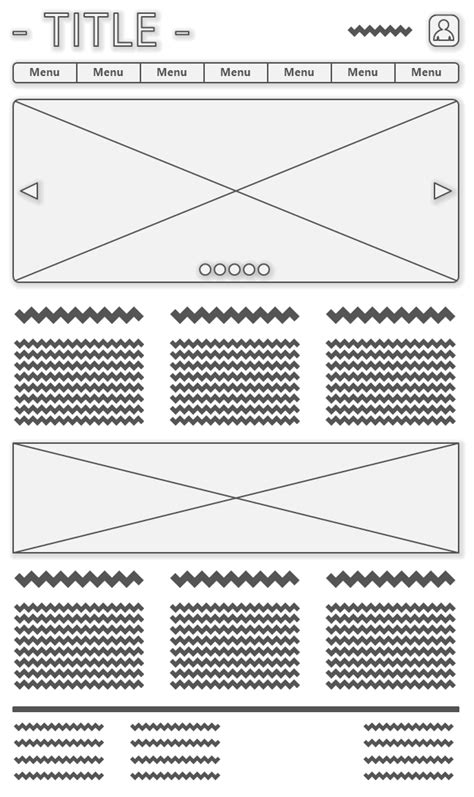 Image result for Website Wireframe Examples