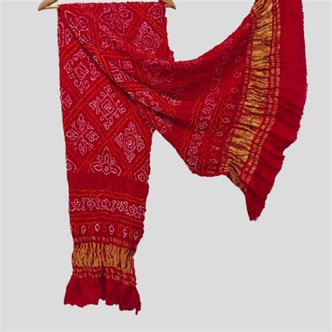 Pure Gaji Silk Dupatta - Leheriya.com