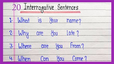 Image result for Examples Ofinterrogative Sentence