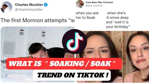 WHAT DOES SOAKING / SOAK MEANS ON ТІКТОК | MORMON SOAKING MEANING ...