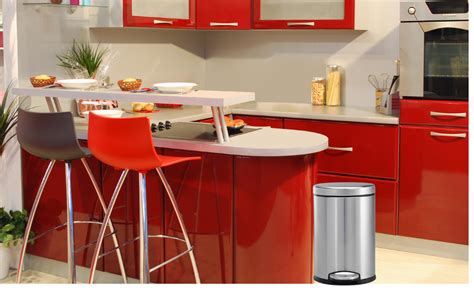 Ganeshi Stainless Steel Pedal Dustbin for Home Kitchen and Offices -11 ...