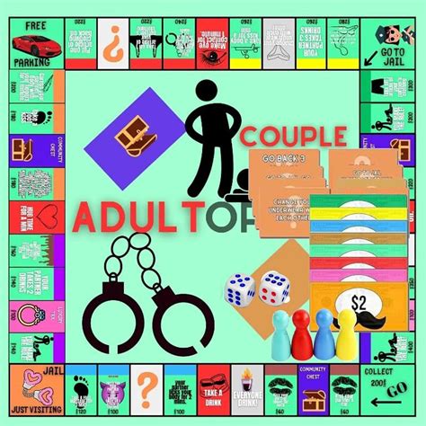 Adultopoly Board Game, Fun Adult Monopoly Game for Couples, Board Game ...