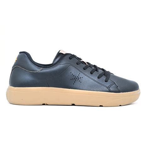 Plaeto Classic Black Sneakers | Lightweight & Casual Shoes for Men