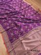 Shop Purple Pure Katan Silk Handloom Kadwa Meenakari Banarasi Saree ...
