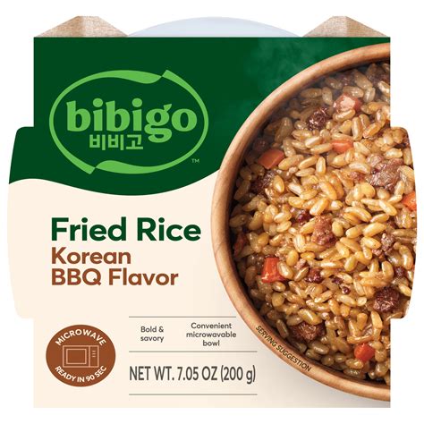 bibigo Korean BBQ Flavor Fried Rice Bowl 7.06 oz, Ready in 90 Seconds ...