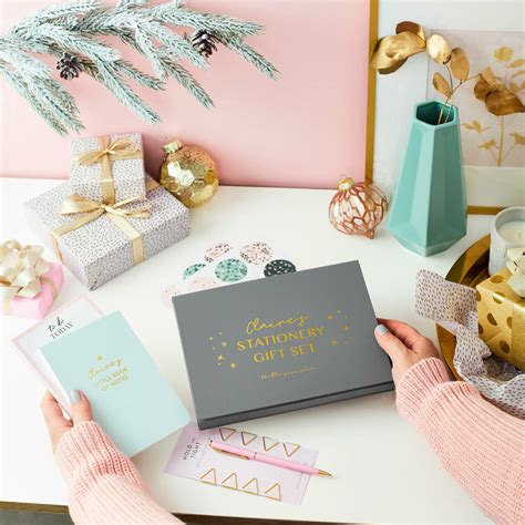personalised stationery gift set by martha brook | notonthehighstreet.com