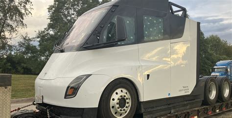 Tesla Semi electric trucks spotted being shipped around the country