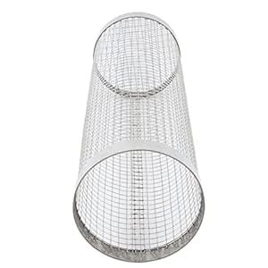 Stainless Steel Rolling Roasting Basket, Duty Hooks Heat Resistant ...