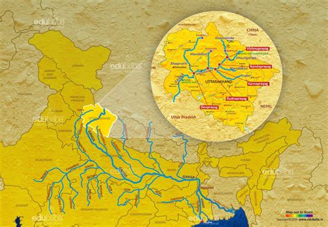 Route Map Of Ganges River : Ganges River Map [Ganga River Map] – ZOBZQD