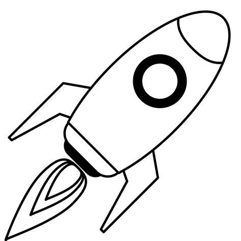 Printable Kids Coloring Pages, Printable Rocket, Printable Rocket ...