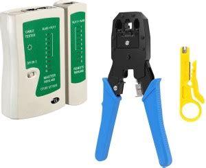 Crafts Haveli Networking Tool Kit Combo RJ45 Network Tester & Crimping ...