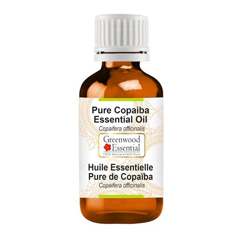 Greenwood Essential Copaiba Essential Oil (Copaifera officinalis) Pure ...