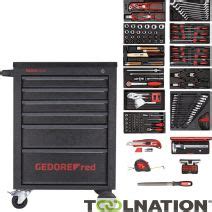 Gedore RED 3300013 R21562002 Tool trolley Filled MECHANIC 6 drawers 166 ...