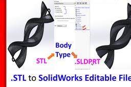 Image result for How to Convert STL File to SolidWorks