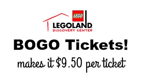 BOGO Legoland Discover Center Tickets :: Southern Savers